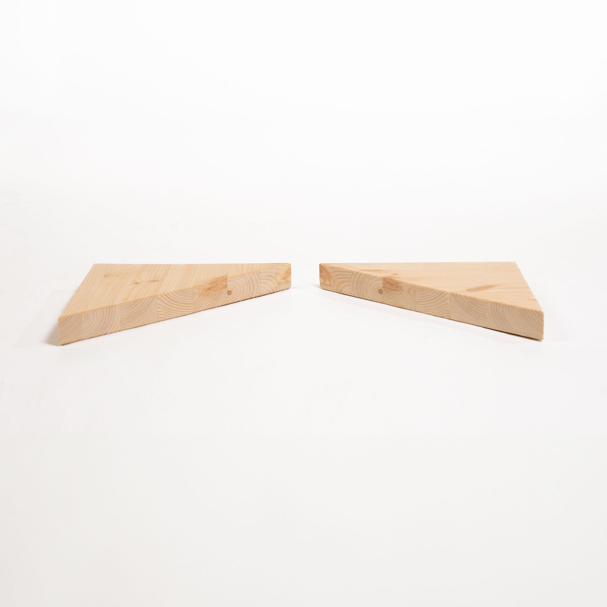 Scandinavian Pine Corner Shelf