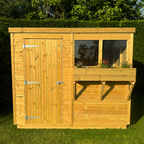 Pent Felt Roof Premium Pressure Treated Wooden Shed