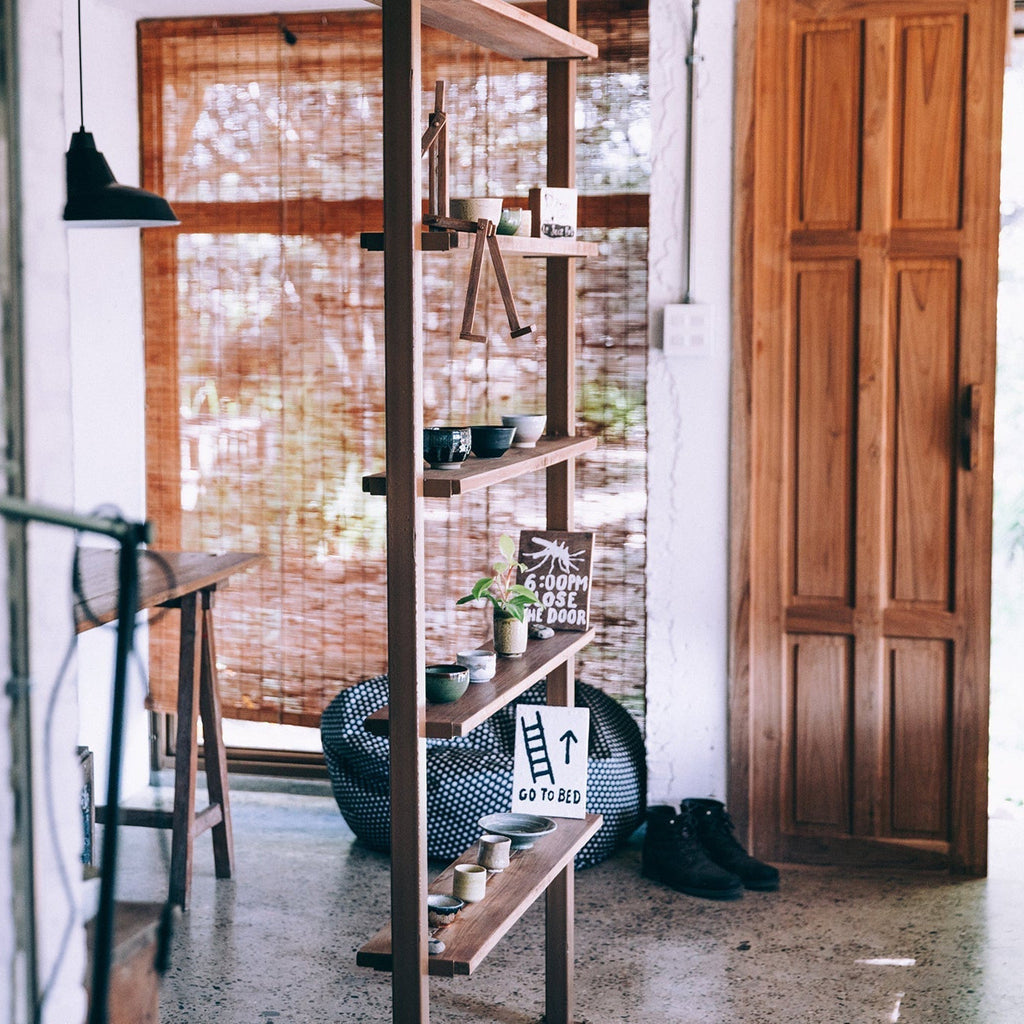 Scandinavian Redwood Shelf