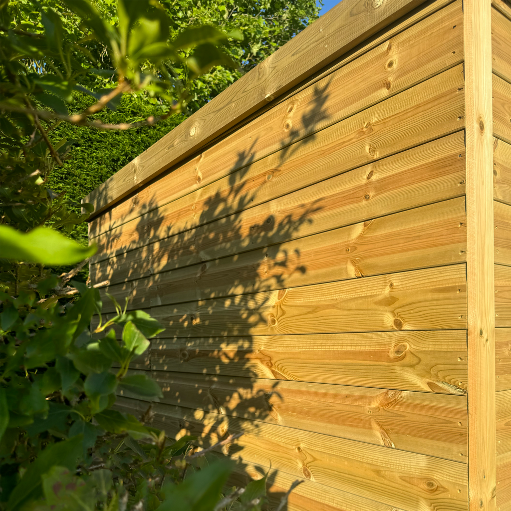 Pent Felt Roof Pressure Treated Timber Security Shed