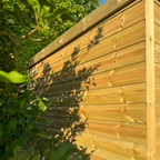 Pent Felt Roof Pressure Treated Timber Security Shed