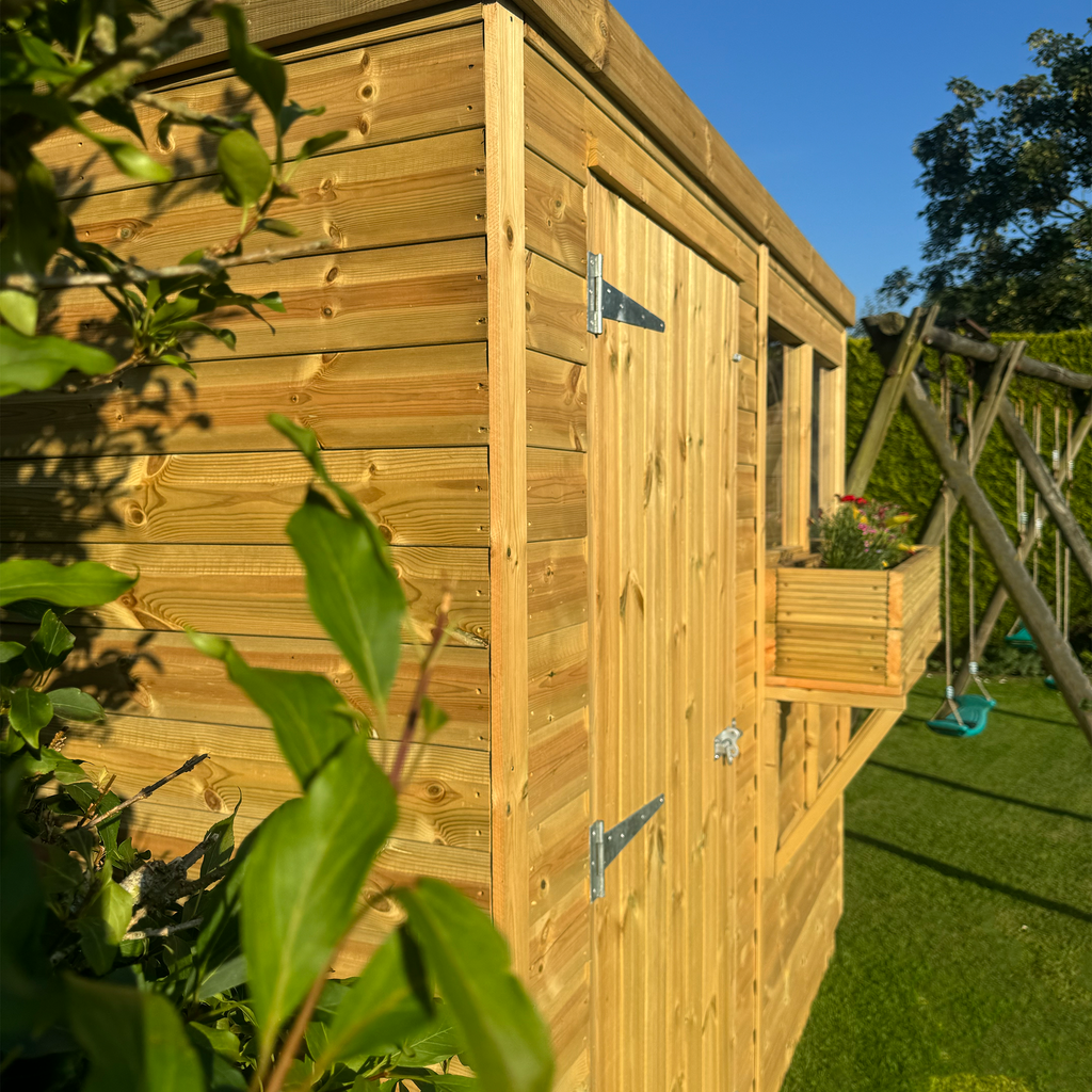 Pent Roof Cedar Shadow Gap Shed