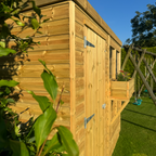 Pent Roof Cedar Shadow Gap Shed
