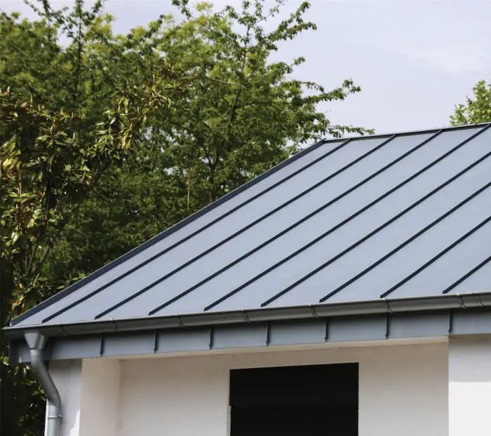 Standing Seam Roof Larch Car Port