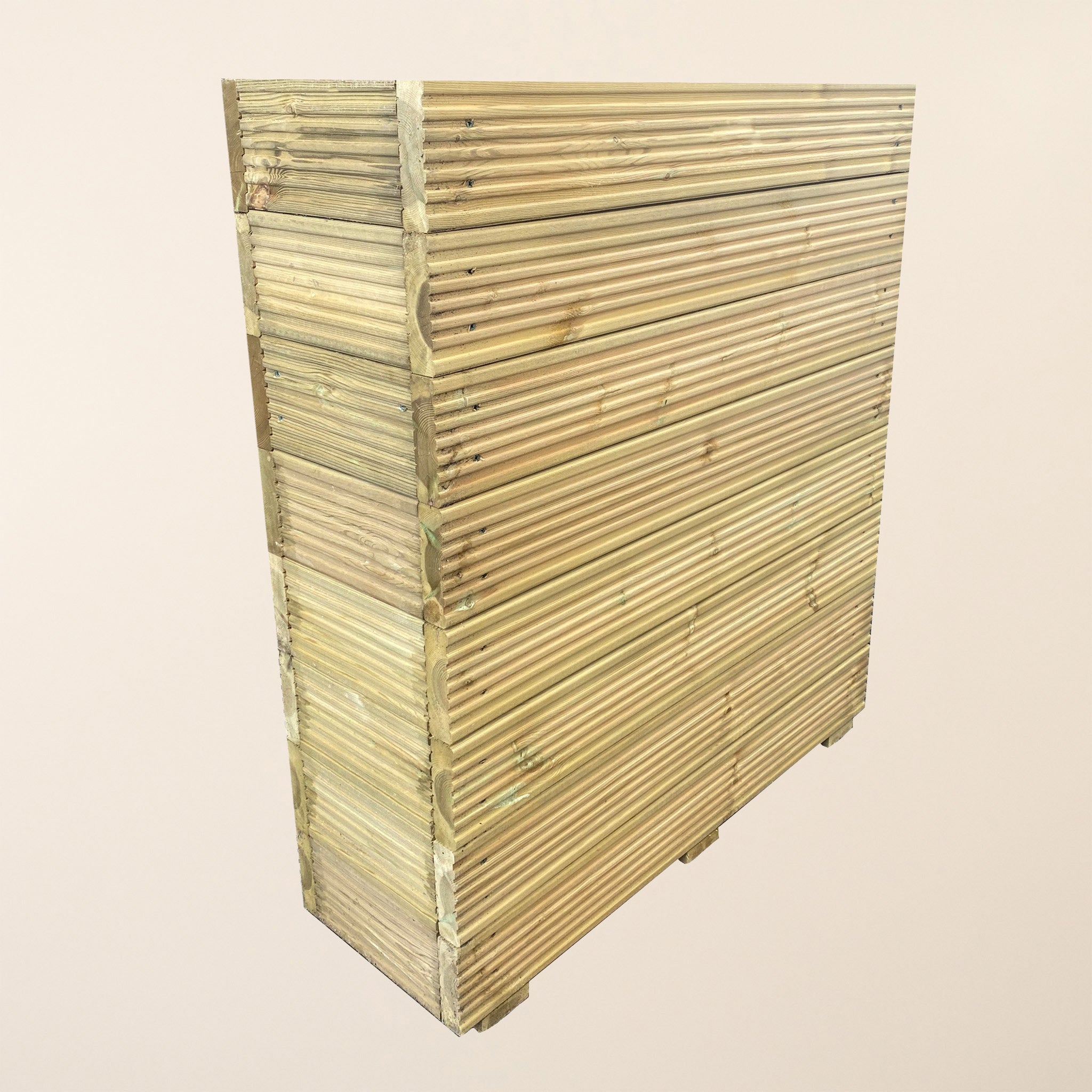 Scandinavian Redwood Tall Restaurant Planter